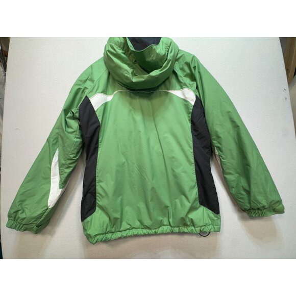 Columbia Sportswear Company Women's Waterproof Hooded Jacket Size M Green Fleece - Picture 15 of 15